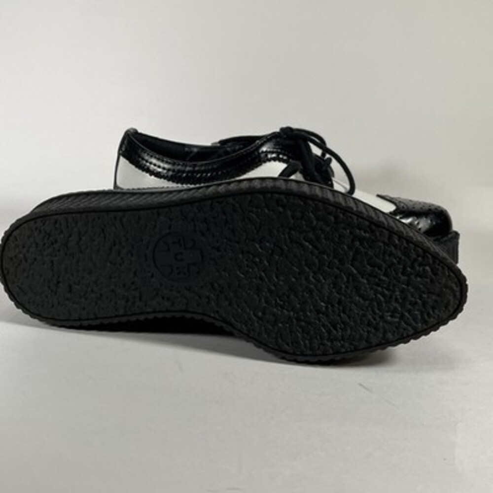 TUK Wing Tip Creepers 3-Eye Pointed Low Wingtip Brogue Women’s 6 / Men 4 - Picture 6 of 7
